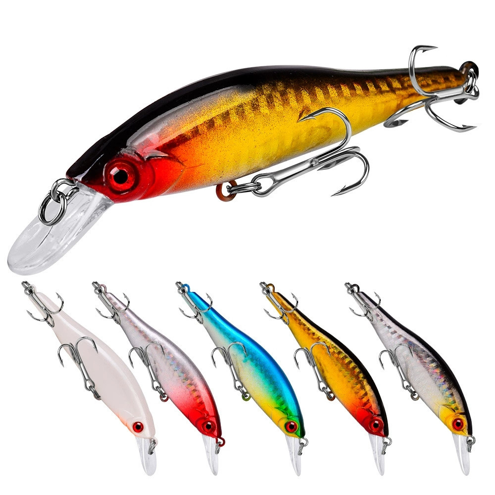 Fishing Lure Jerkbait - 5 Colors Squid Sea Minnow Fishing