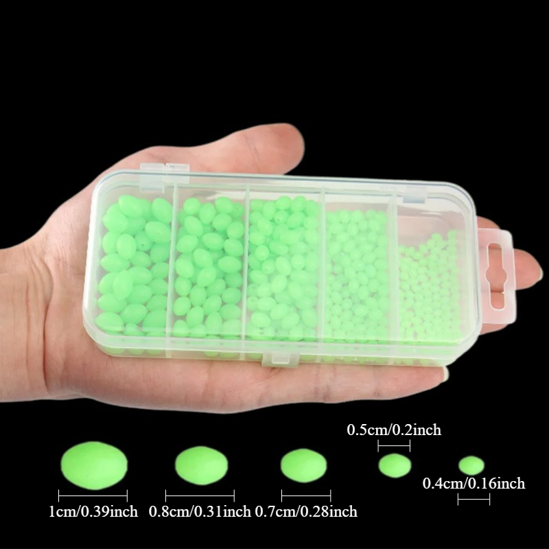 Ackibbik 375pcs/box Luminous F - огляд і ціна Fishing Lure Soft Plastic