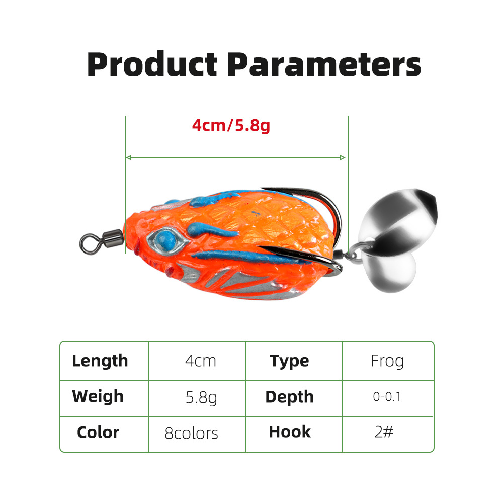 4cm/5.8g 1pc/8pcs Thai Style T - огляд і ціна Fishing Lure Blade Bait