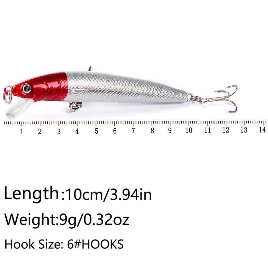 10PCS Jerkbait Minnow Swimbait - огляд і ціна Fishing Lure Jerkbait
