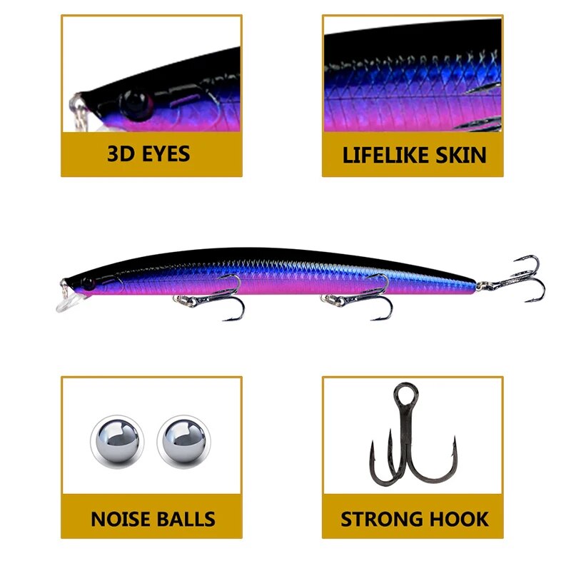 Minnow Fishing Lure Laser Hard - огляд і ціна Fishing Lure Crankbait