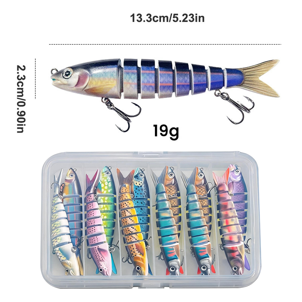 10 pcs Fishing Lures for Bass  - огляд і ціна Fishing Lure Swimbait