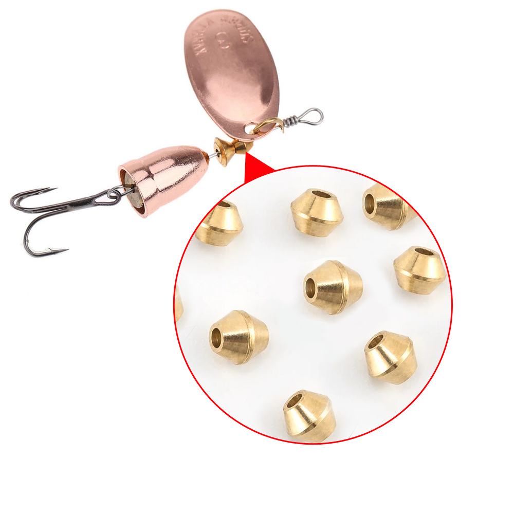 40pcs DIY Lure Brass Fishing B - огляд і ціна Fishing Lure Spinnerbait