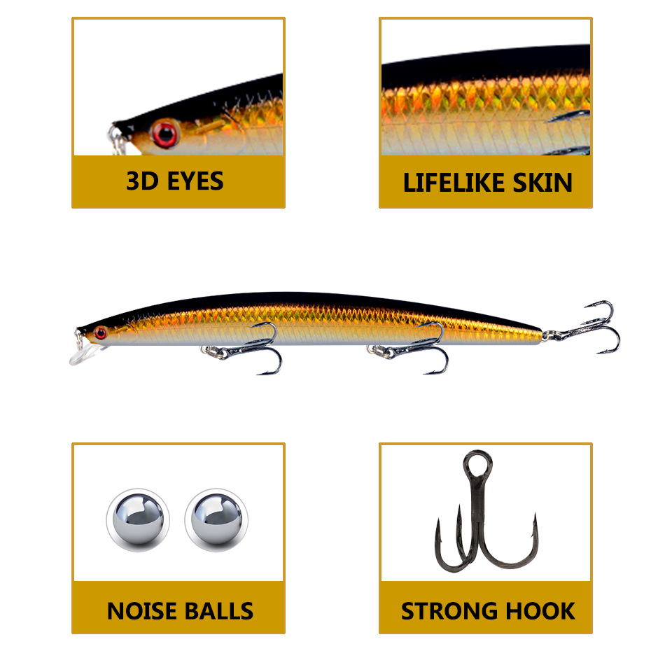 18cm 24g Minnow Fishing Lure L - огляд і ціна Fishing Lure Crankbait