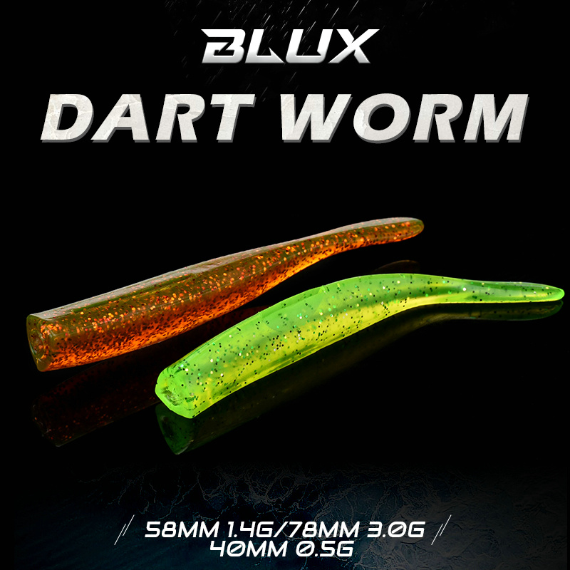 BLUX New Dart Worm Soft Bait 5 - огляд і ціна Fishing Lure Buzzbait