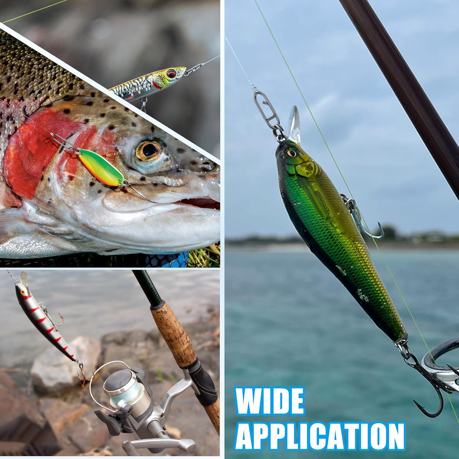 9KM Fishing Snap Kit 110pcs Po - огляд і ціна Fishing Lure Making Kit