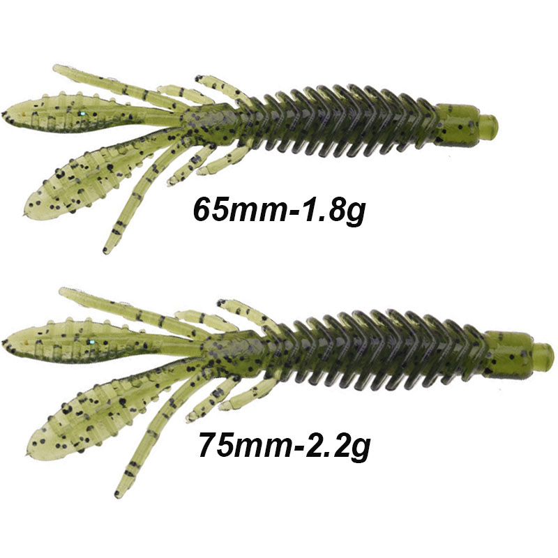 WESTBASS 5PCS Soft Larva Baits - огляд і ціна Fishing Lure Spinnerbait