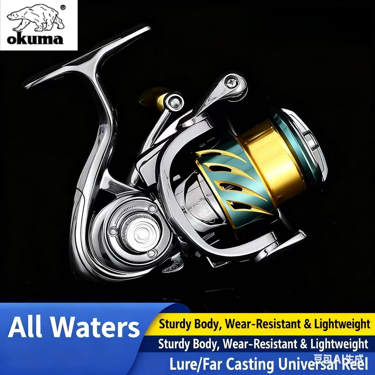 Okuma Fishing Tackle Spinning  - огляд і ціна Abu Garcia Reel Max