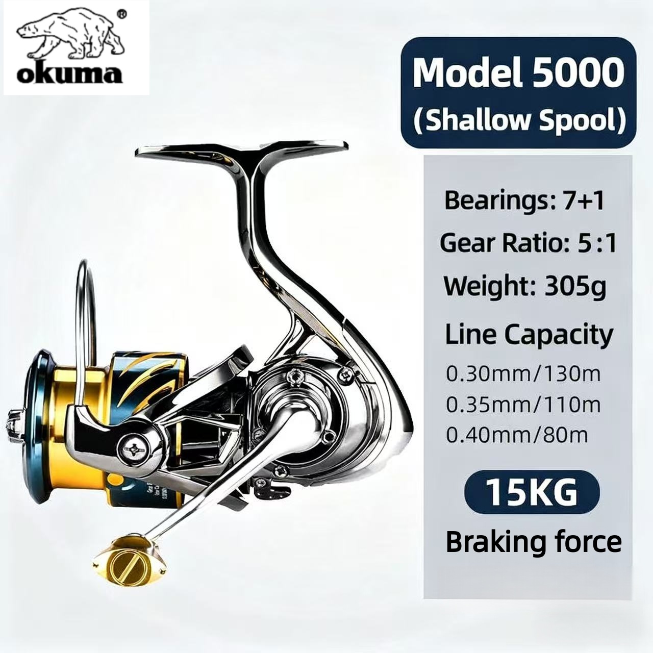 Okuma Fishing Tackle Spinning  - огляд і ціна Abu Garcia Reel Max