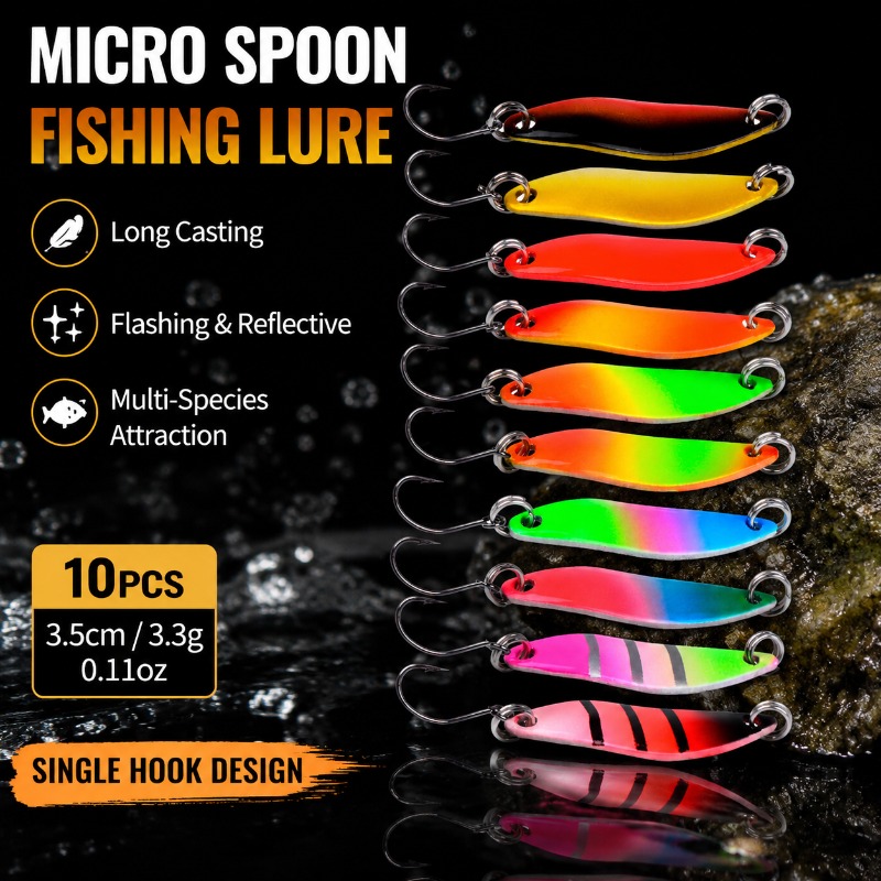 Micro Fishing Lure Metal Spoon - огляд і ціна Fishing Lure Blade Bait