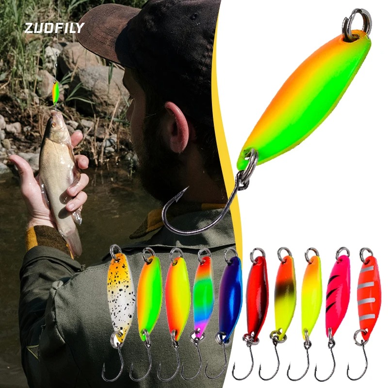 Micro Fishing Lure Metal Spoon - огляд і ціна Fishing Lure Blade Bait
