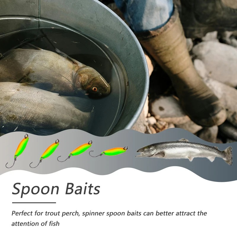 Micro Fishing Lure Metal Spoon - огляд і ціна Fishing Lure Blade Bait