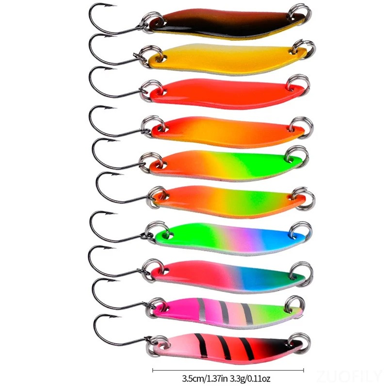 Micro Fishing Lure Metal Spoon - огляд і ціна Fishing Lure Blade Bait